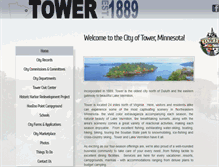 Tablet Screenshot of cityoftower.com